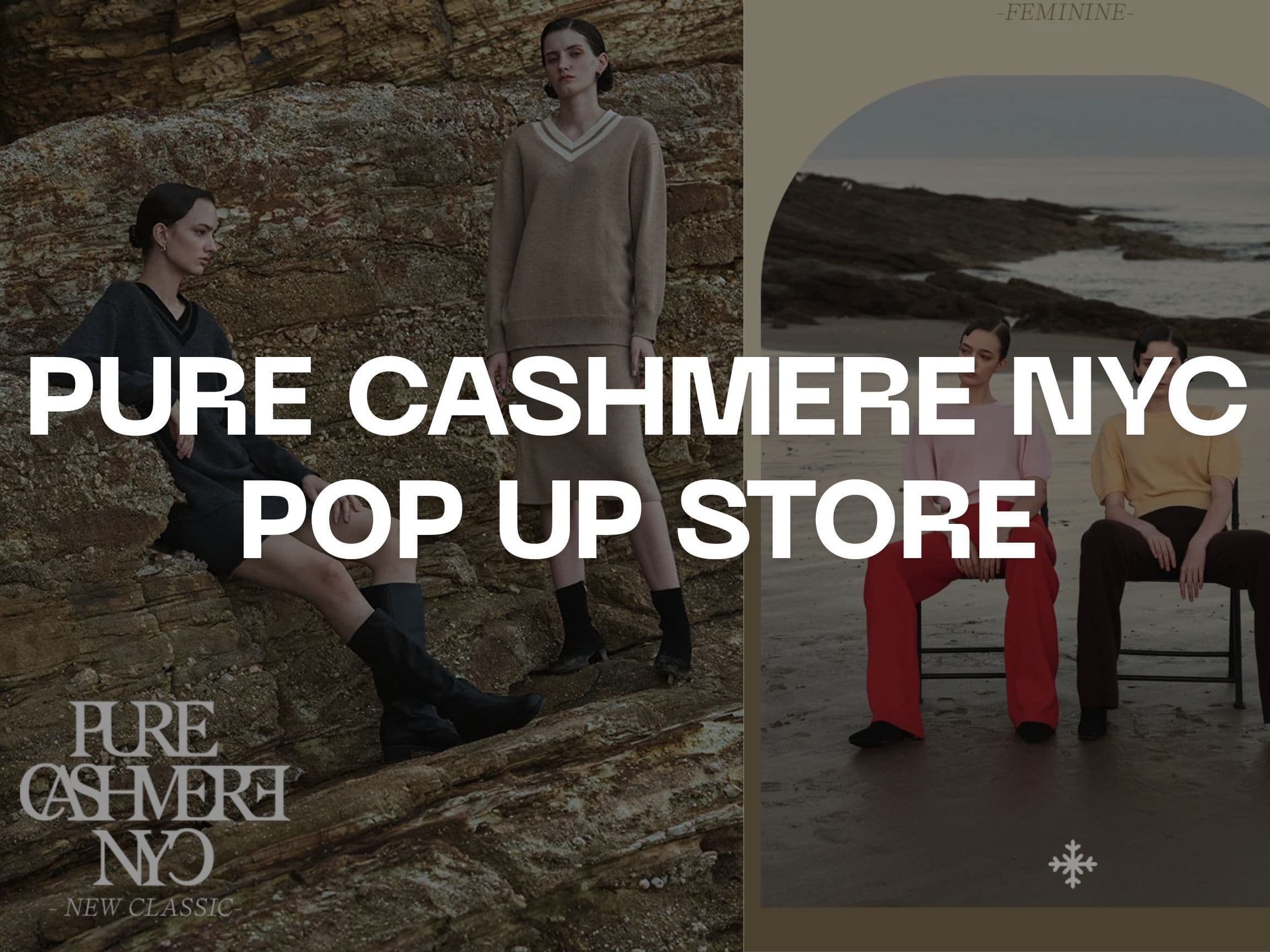 Pure Cashmere NYC: Successful Offline Pop-Up Store for a Local Fashion Brand						