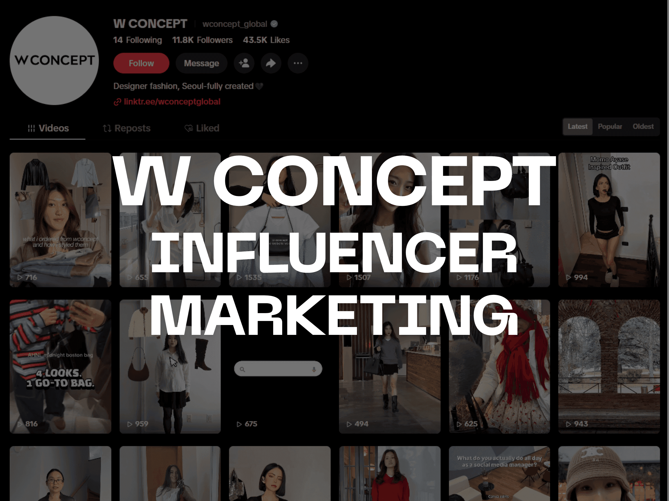 W CONCEPT: U.S. Influencer Marketing & Performance Marketing Partnership
